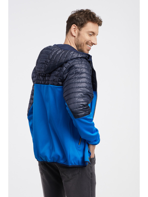 Sam 73 Jachetă matlasată ușoară pentru bărbați, negru și albastru SAM 73 Vader