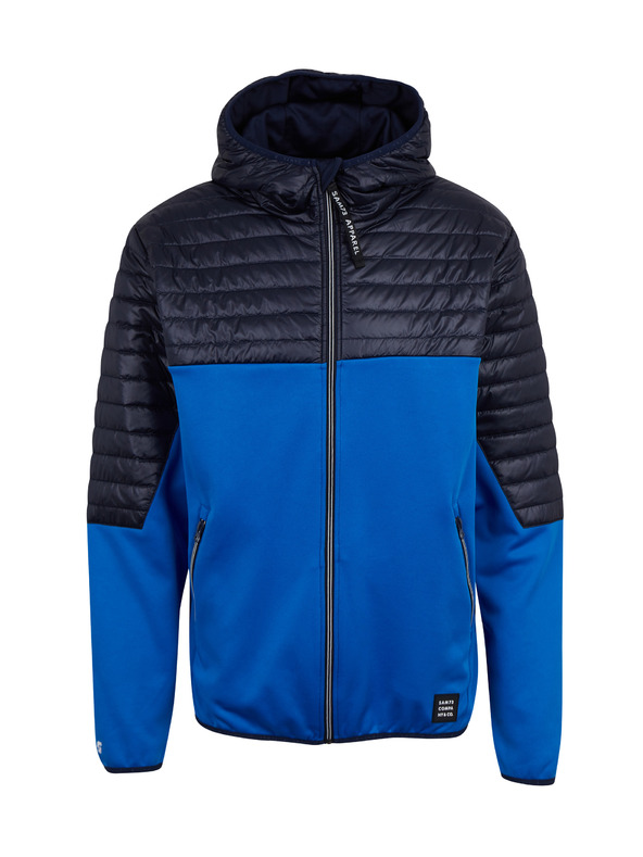 Sam 73 Jachetă matlasată ușoară pentru bărbați, negru și albastru SAM 73 Vader