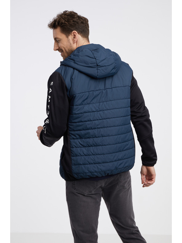 Sam 73 Jachetă ușoară matlasată albastru închis pentru bărbați SAM 73 Travis