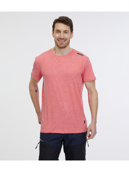 Sam 73 Tricou bărbătesc Coral cu dungi SAM 73 Fortunato