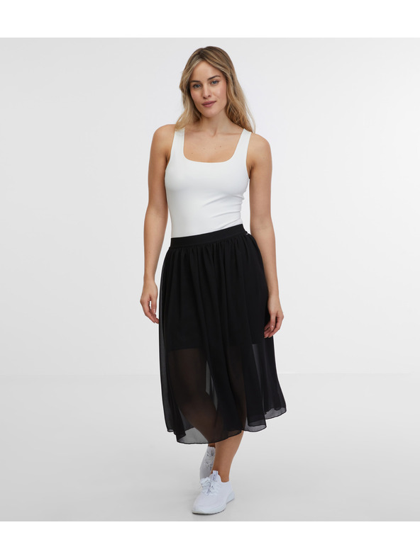 Sam 73 Fustă midi neagră pentru femei SAM 73 Evelina