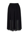 Sam 73 Fustă midi neagră pentru femei SAM 73 Evelina