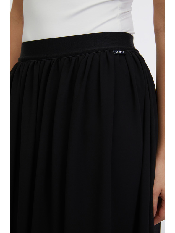 Sam 73 Fustă midi neagră pentru femei SAM 73 Evelina