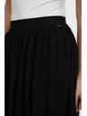 Sam 73 Fustă midi neagră pentru femei SAM 73 Evelina
