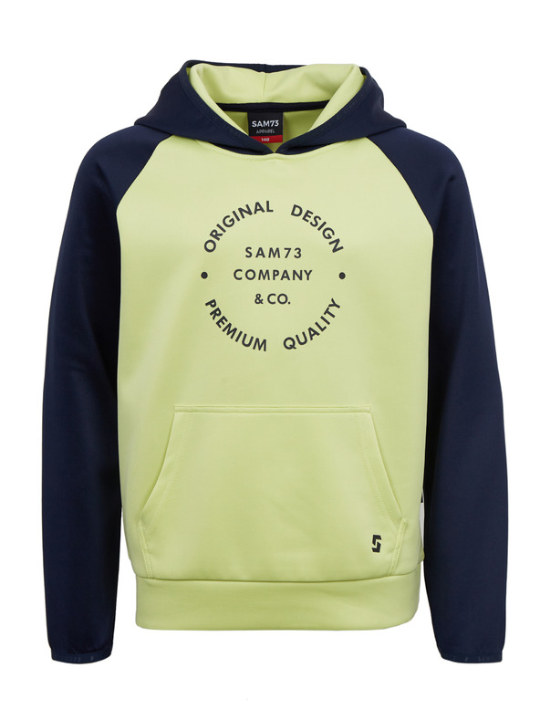 Sam 73 Hanorac albastru și galben pentru băieți SAM73 Draco
