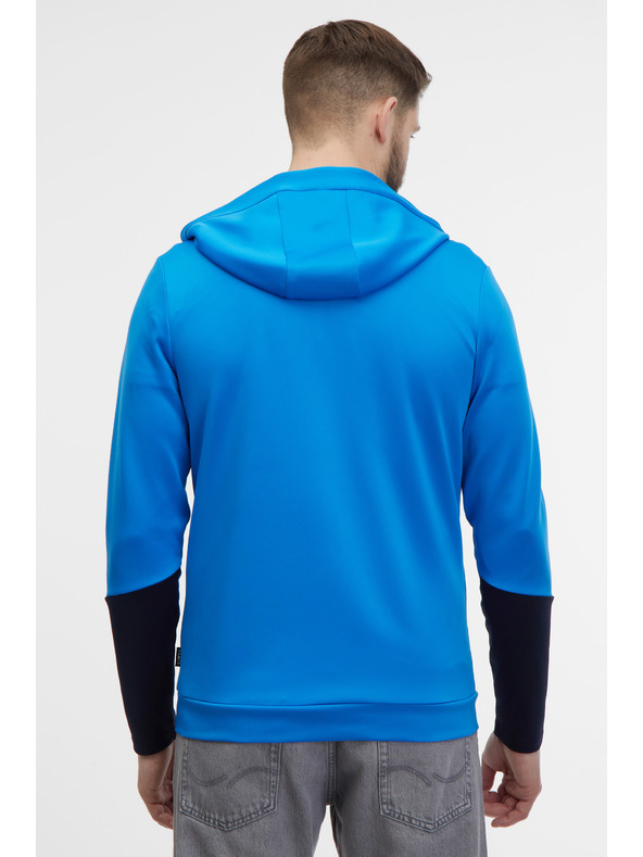 Sam 73 Hanorac albastru cu fermoar pentru bărbați SAM 73 Emanuel