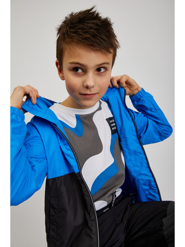 Sam 73 Jachetă neagră și albastră pentru băieți SAM73 Apus