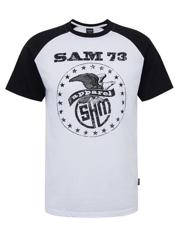 Sam 73 Tricou alb pentru bărbați SAM 73 Jordan