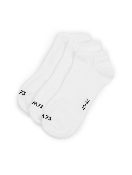 Sam 73 Set de trei perechi de șosete albe pentru bărbați SAM 73 Invercargill