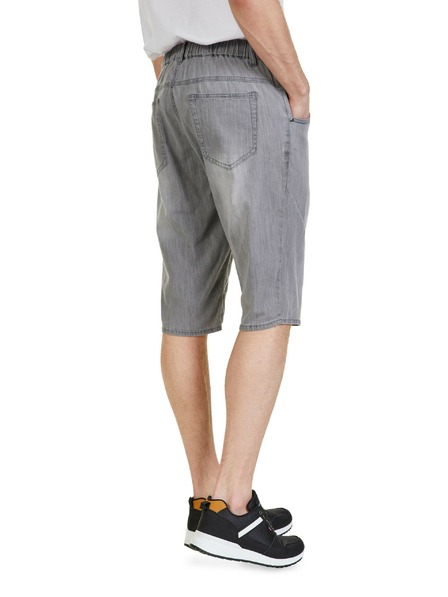 Sam 73 Pantaloni scurți din denim gri pentru bărbați SAM 73 Kash