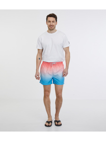 Sam 73 Costume de baie roz și albastru pentru bărbați SAM 73 Dino