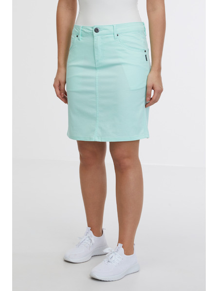Sam 73 Fustă din denim turcoaz pentru femei SAM 73 Belén