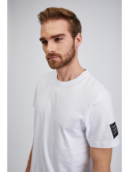 Sam 73 Tricou alb pentru bărbați SAM 73 Freddie
