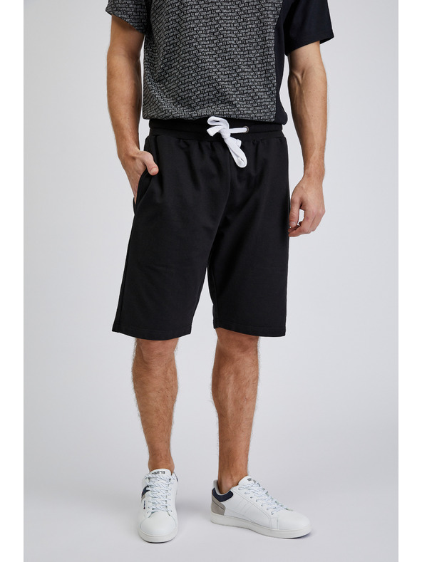 Sam 73 Pantaloni de trening bărbați negri SAM73 Euklas