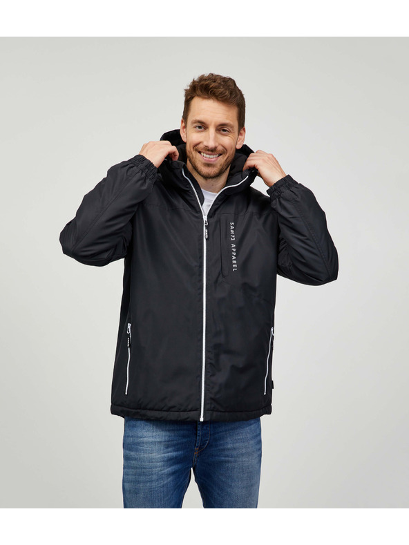 Sam 73 Jachetă ușoară neagră pentru bărbați SAM 73 Sigmund