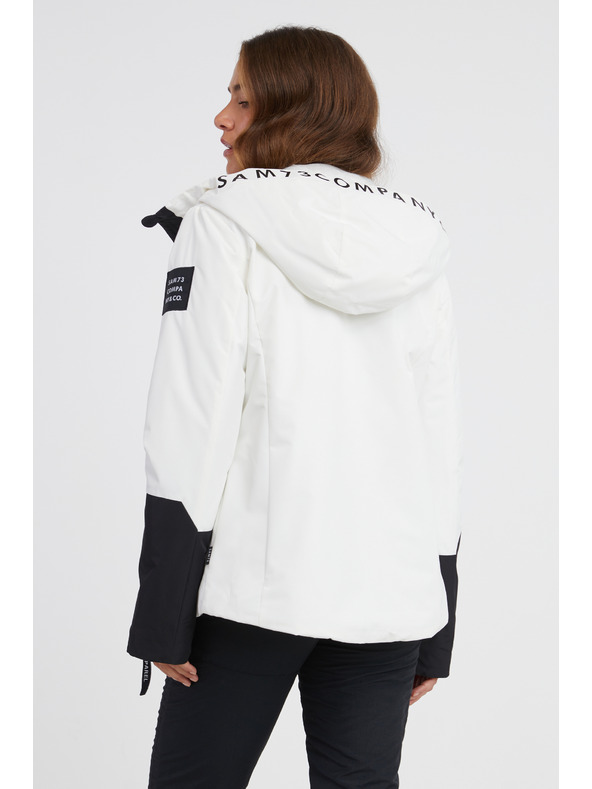 Sam 73 Jachetă neagră și albă de damă SAM 73 Minerva