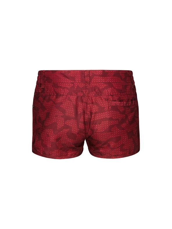 Sam 73 Pantaloni scurți roșii cu model pentru femei SAM 73