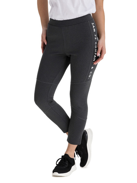 Sam 73 Leggings pentru femei de culoare gri închis SAM 73