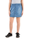 Sam 73 Fustă pentru fete din denim albastru cu nasturi SAM 73