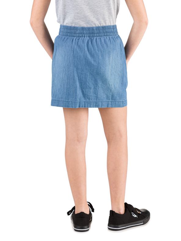 Sam 73 Fustă pentru fete din denim albastru cu nasturi SAM 73