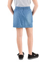 Sam 73 Fustă pentru fete din denim albastru cu nasturi SAM 73