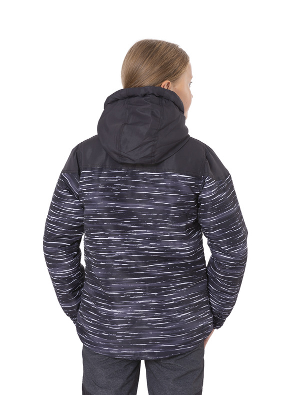 Sam 73 Jachetă de iarnă roz și neagră pentru fete, cu glugă SAM 73 Thia