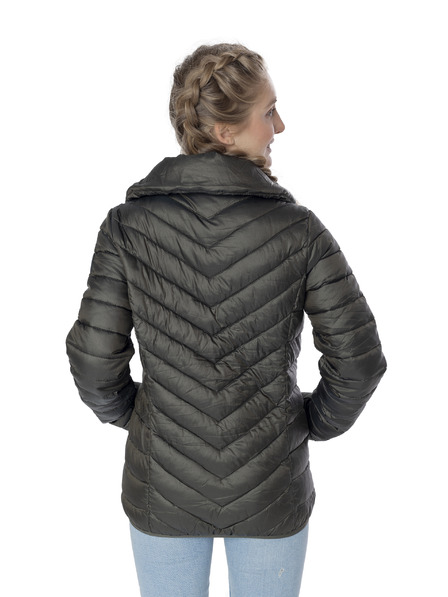 Sam 73 Jachetă de iarnă matlasată de damă verde închis SAM 73