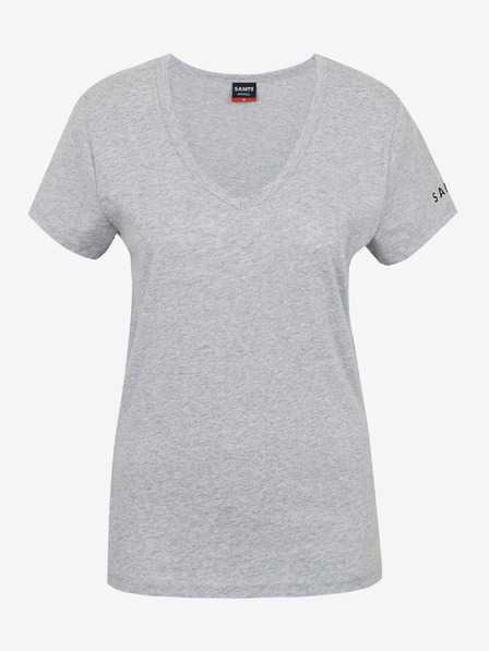 Sam 73 Tricou dungat pentru femei gri deschis SAM 73 Una