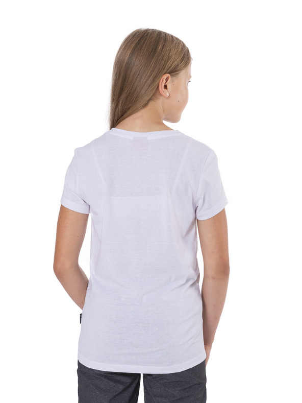 Sam 73 Tricou alb pentru fete cu imprimeu SAM 73