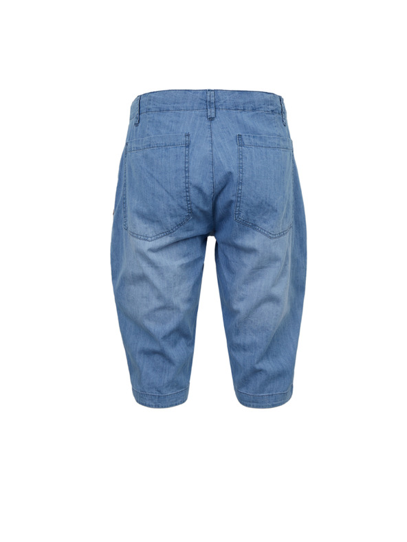 Sam 73 Pantaloni scurți din denim albaștri pentru bărbați SAM 73 Kieran