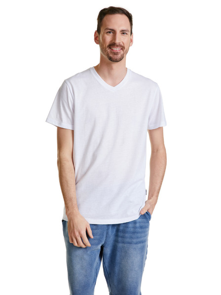 Sam 73 Tricou alb pentru bărbați SAM 73 Leonard