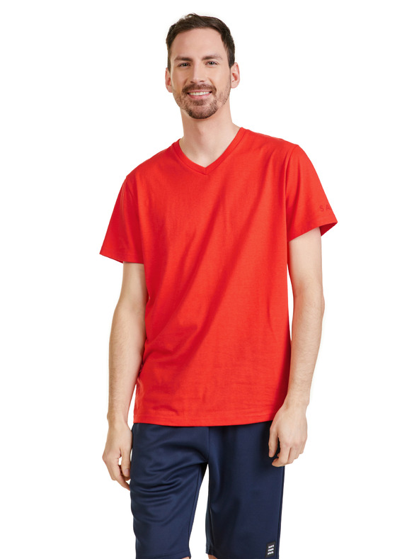 Sam 73 Tricou roșu pentru bărbați SAM 73 Leonard