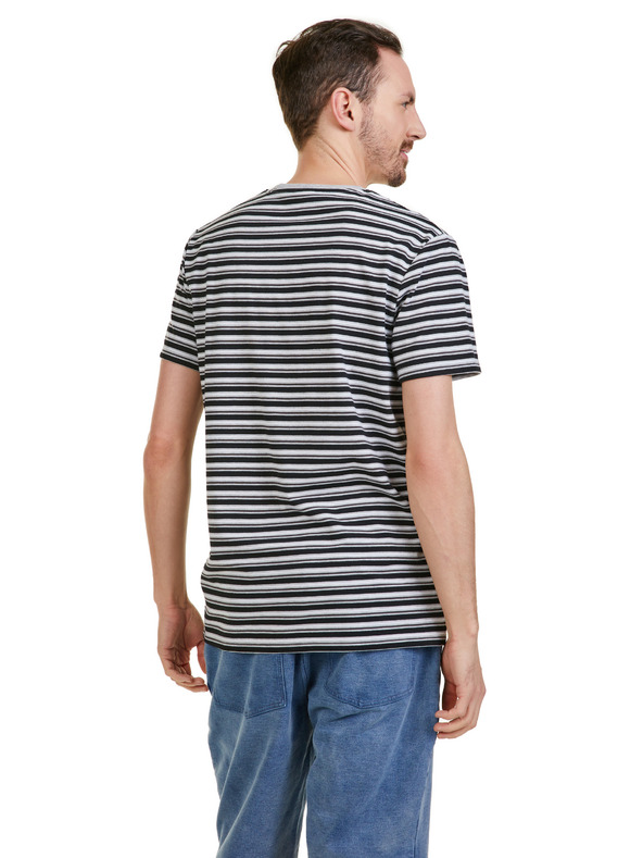 Sam 73 Tricou bărbătesc cu dungi gri SAM 73 Martin