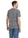 Sam 73 Tricou bărbătesc cu dungi gri SAM 73 Martin