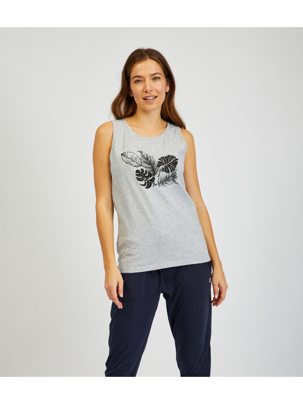 Sam 73 Tank top gri pentru femei SAM 73 Simone