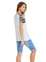 Sam 73 Tricou alb cu model pentru femei SAM 73 Rose