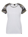 Sam 73 Tricou alb cu model pentru femei SAM 73 Rose
