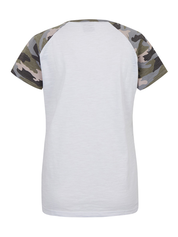 Sam 73 Tricou alb cu model pentru femei SAM 73 Rose