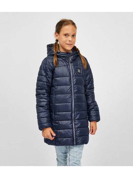 Sam 73 Palton matlasat albastru închis pentru copii cu glugă SAM 73 Nadine