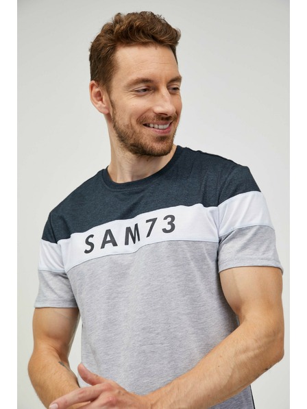 Sam 73 Tricou bărbătesc gri SAM 73 Kavix