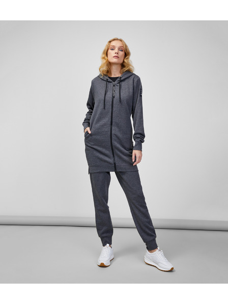 Sam 73 Hanorac cu glugă și fermoar pentru femei gri tuciuriu SAM 73 Drusilia