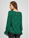 Orsay Bluză florală damă negru-verde ORSAY