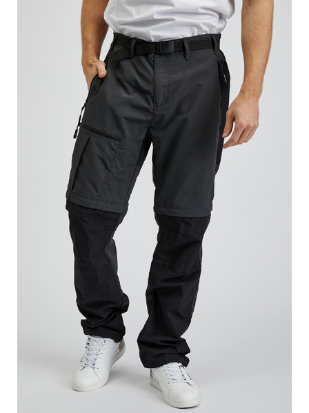 Sam 73 Pantaloni de bărbați negri și gri cu picior detașabil SAM73 Walter