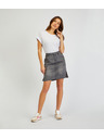 Sam 73 Fustă din denim gri pentru femei SAM73 Gemini