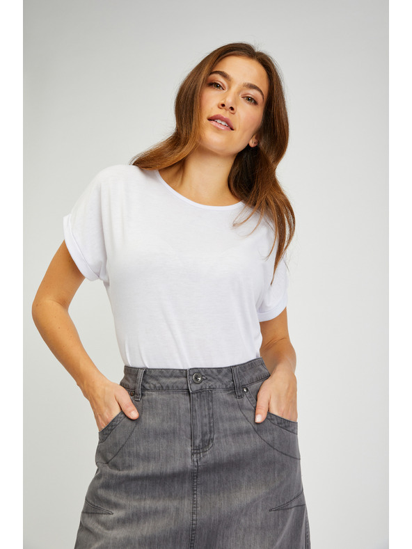 Sam 73 Fustă din denim gri pentru femei SAM73 Gemini