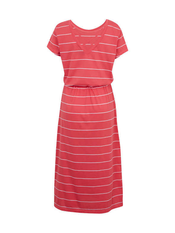 Sam 73 Rochie roșie cu dungi pentru femei SAM73 Columba