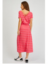 Sam 73 Rochie roșie cu dungi pentru femei SAM73 Columba