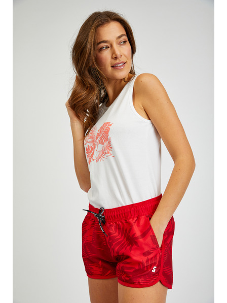 Sam 73 Pantaloni scurți cu model, roșii, pentru femei SAM 73 Pisces