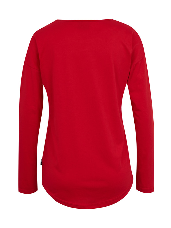 Sam 73 Tricou roșu cu mânecă lungă pentru femei SAM 73 Patty