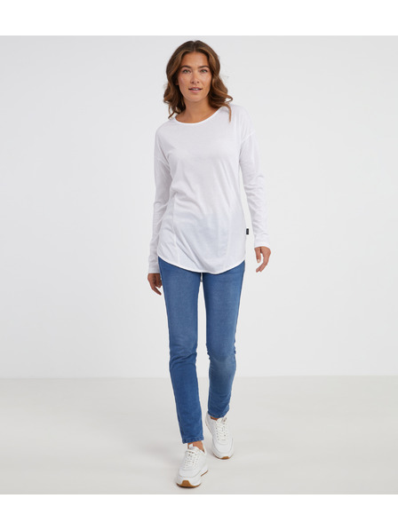 Sam 73 Tricou alb cu mânecă lungă pentru femei SAM 73 Sherri